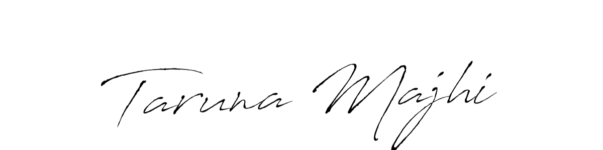 How to make Taruna Majhi signature? Antro_Vectra is a professional autograph style. Create handwritten signature for Taruna Majhi name. Taruna Majhi signature style 6 images and pictures png