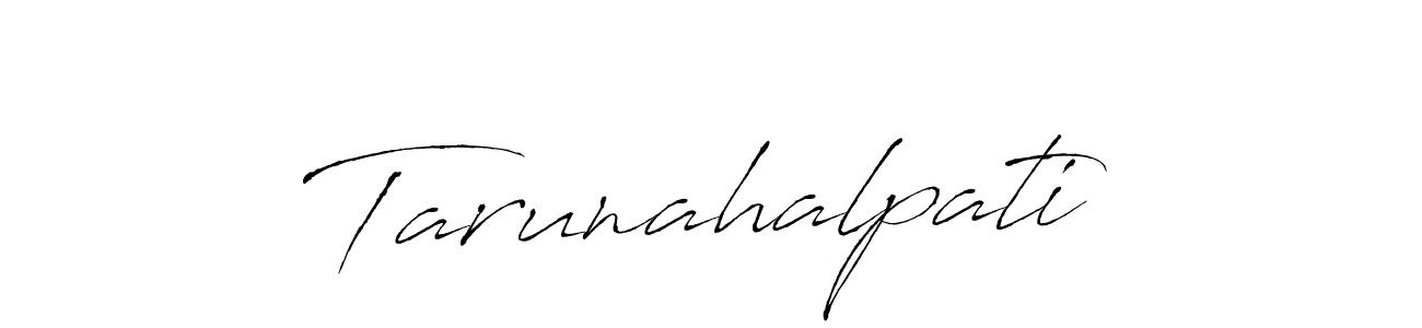 Design your own signature with our free online signature maker. With this signature software, you can create a handwritten (Antro_Vectra) signature for name Tarunahalpati. Tarunahalpati signature style 6 images and pictures png