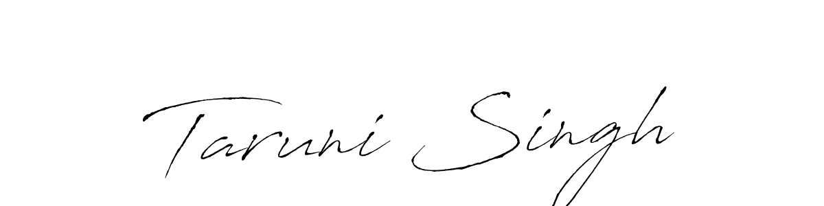 Make a beautiful signature design for name Taruni Singh. Use this online signature maker to create a handwritten signature for free. Taruni Singh signature style 6 images and pictures png