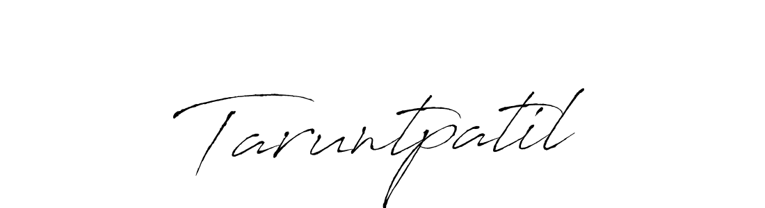 Also You can easily find your signature by using the search form. We will create Taruntpatil name handwritten signature images for you free of cost using Antro_Vectra sign style. Taruntpatil signature style 6 images and pictures png