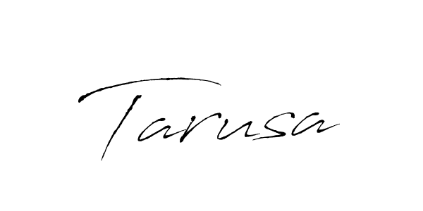 Make a beautiful signature design for name Tarusa. With this signature (Antro_Vectra) style, you can create a handwritten signature for free. Tarusa signature style 6 images and pictures png