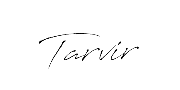 Design your own signature with our free online signature maker. With this signature software, you can create a handwritten (Antro_Vectra) signature for name Tarvir. Tarvir signature style 6 images and pictures png