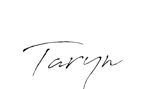 The best way (Antro_Vectra) to make a short signature is to pick only two or three words in your name. The name Taryn include a total of six letters. For converting this name. Taryn signature style 6 images and pictures png