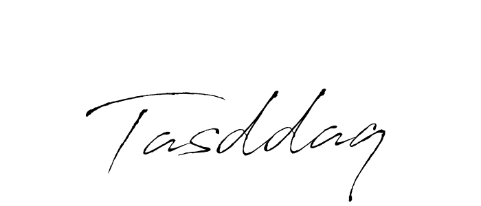 Tasddaq stylish signature style. Best Handwritten Sign (Antro_Vectra) for my name. Handwritten Signature Collection Ideas for my name Tasddaq. Tasddaq signature style 6 images and pictures png
