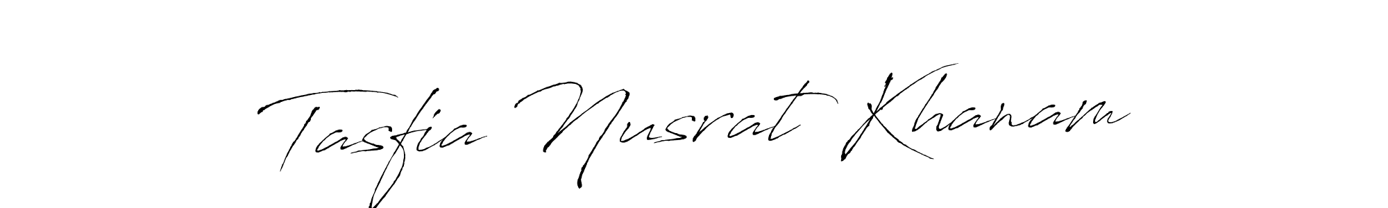 Design your own signature with our free online signature maker. With this signature software, you can create a handwritten (Antro_Vectra) signature for name Tasfia Nusrat Khanam. Tasfia Nusrat Khanam signature style 6 images and pictures png