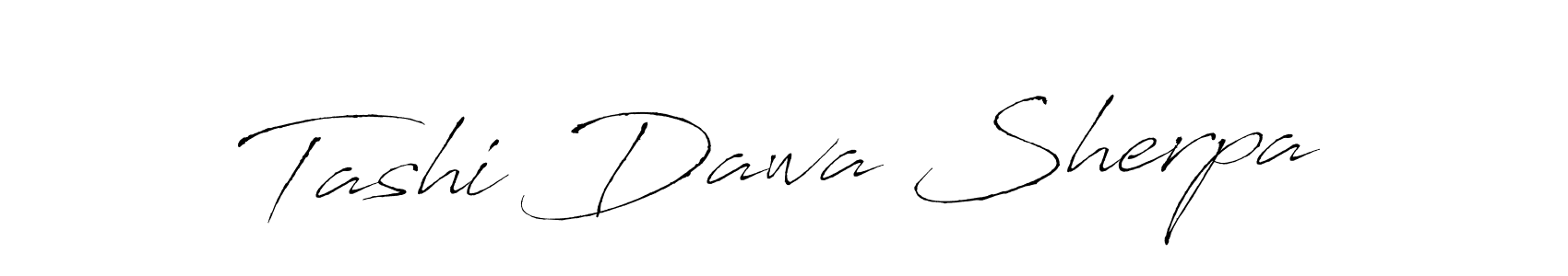 Create a beautiful signature design for name Tashi Dawa Sherpa. With this signature (Antro_Vectra) fonts, you can make a handwritten signature for free. Tashi Dawa Sherpa signature style 6 images and pictures png