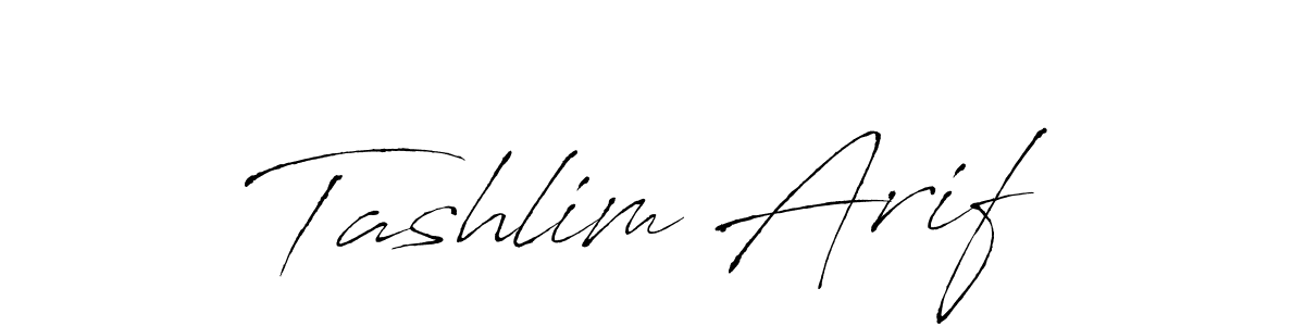 Make a beautiful signature design for name Tashlim Arif. With this signature (Antro_Vectra) style, you can create a handwritten signature for free. Tashlim Arif signature style 6 images and pictures png