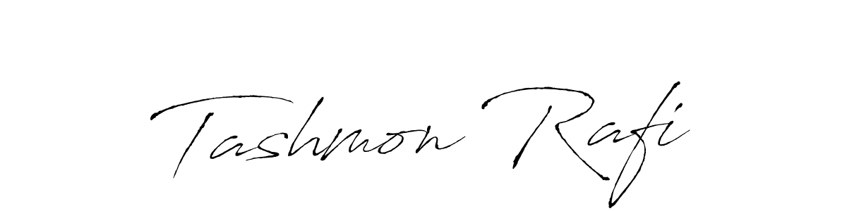 Make a beautiful signature design for name Tashmon Rafi. With this signature (Antro_Vectra) style, you can create a handwritten signature for free. Tashmon Rafi signature style 6 images and pictures png