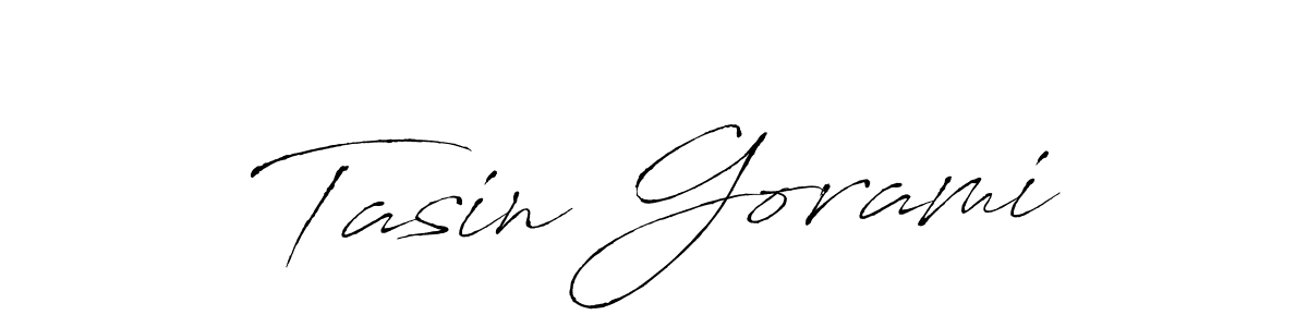 The best way (Antro_Vectra) to make a short signature is to pick only two or three words in your name. The name Tasin Gorami include a total of six letters. For converting this name. Tasin Gorami signature style 6 images and pictures png