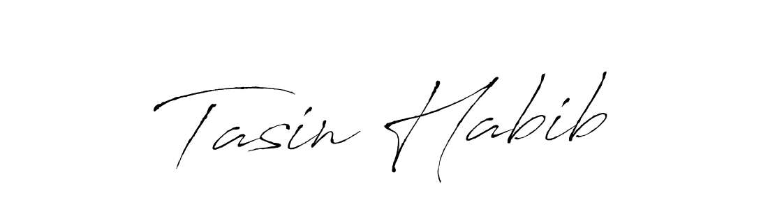 Design your own signature with our free online signature maker. With this signature software, you can create a handwritten (Antro_Vectra) signature for name Tasin Habib. Tasin Habib signature style 6 images and pictures png