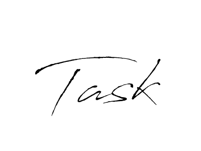 Similarly Antro_Vectra is the best handwritten signature design. Signature creator online .You can use it as an online autograph creator for name Task. Task signature style 6 images and pictures png