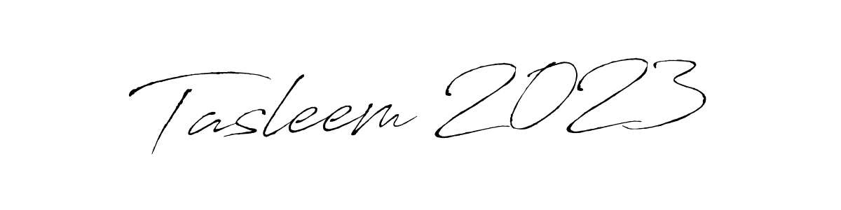 You should practise on your own different ways (Antro_Vectra) to write your name (Tasleem 2023) in signature. don't let someone else do it for you. Tasleem 2023 signature style 6 images and pictures png