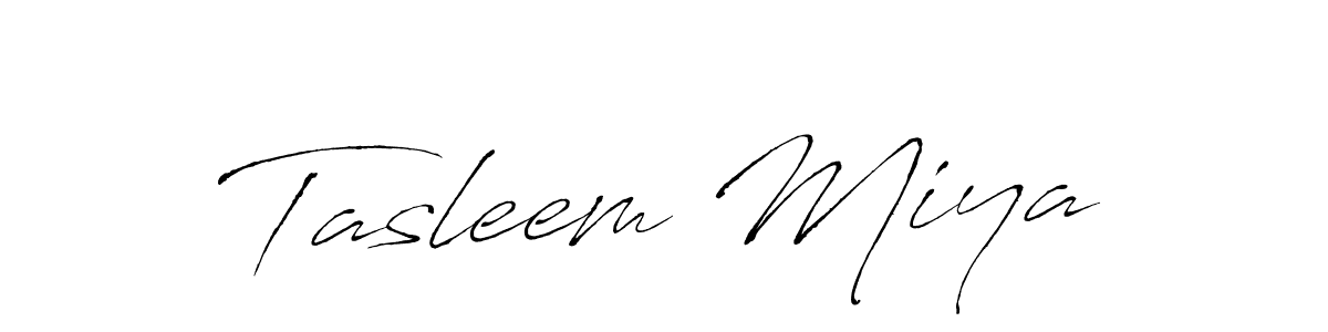 How to make Tasleem Miya signature? Antro_Vectra is a professional autograph style. Create handwritten signature for Tasleem Miya name. Tasleem Miya signature style 6 images and pictures png