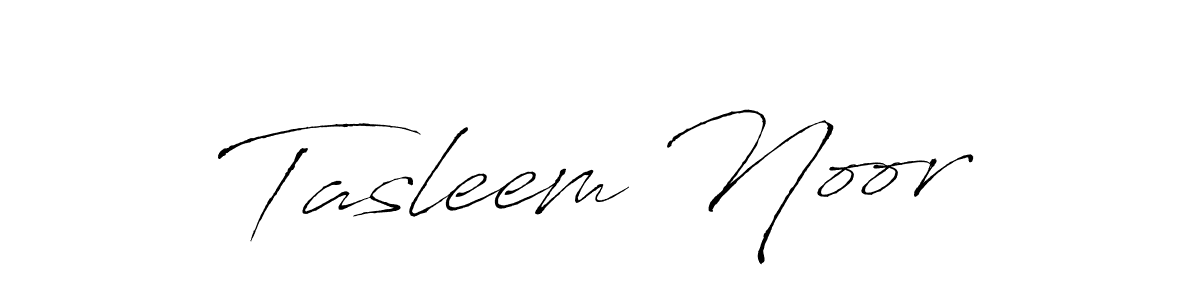 Use a signature maker to create a handwritten signature online. With this signature software, you can design (Antro_Vectra) your own signature for name Tasleem Noor. Tasleem Noor signature style 6 images and pictures png