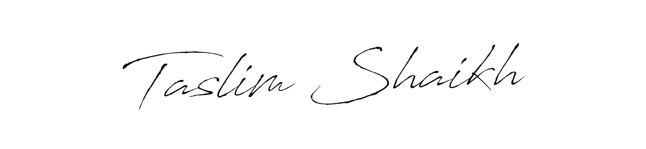 Make a beautiful signature design for name Taslim Shaikh. Use this online signature maker to create a handwritten signature for free. Taslim Shaikh signature style 6 images and pictures png