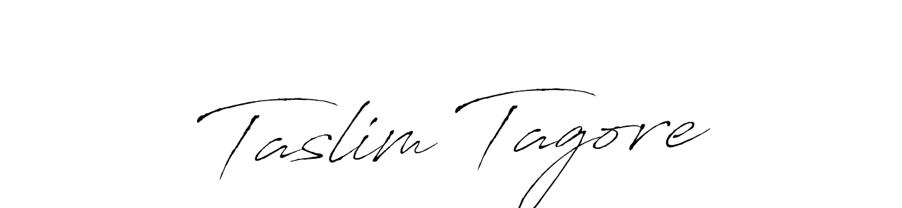 Also we have Taslim Tagore name is the best signature style. Create professional handwritten signature collection using Antro_Vectra autograph style. Taslim Tagore signature style 6 images and pictures png