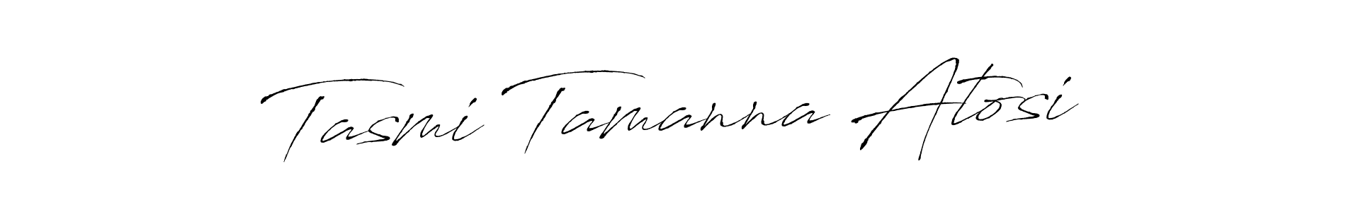 This is the best signature style for the Tasmi Tamanna Atosi name. Also you like these signature font (Antro_Vectra). Mix name signature. Tasmi Tamanna Atosi signature style 6 images and pictures png