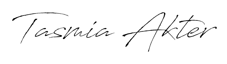 Get an exclusive digital autograph for Tasmia Akter. The Antro_Vectra typeface captures the charm of real penmanship on paper. Tasmia Akter signature style 6 images and pictures png