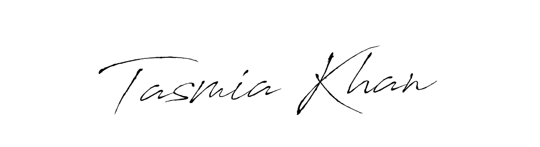 How to make Tasmia Khan name signature. Use Antro_Vectra style for creating short signs online. This is the latest handwritten sign. Tasmia Khan signature style 6 images and pictures png