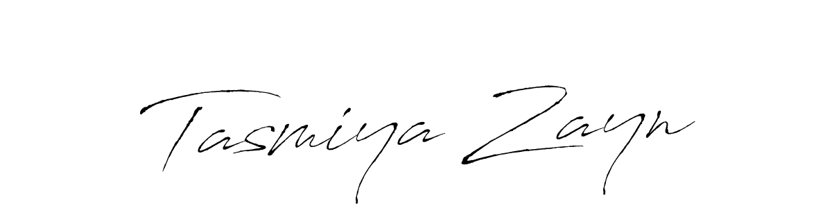 Design your own signature with our free online signature maker. With this signature software, you can create a handwritten (Antro_Vectra) signature for name Tasmiya Zayn. Tasmiya Zayn signature style 6 images and pictures png