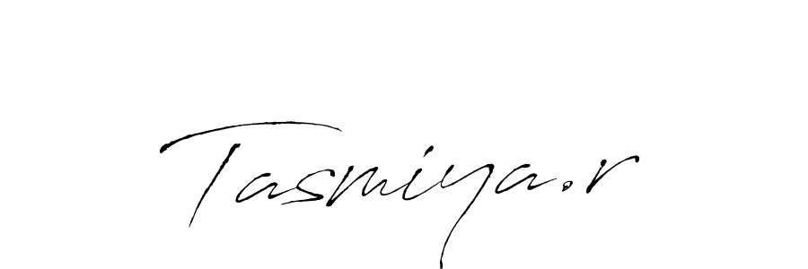 How to make Tasmiya.r signature? Antro_Vectra is a professional autograph style. Create handwritten signature for Tasmiya.r name. Tasmiya.r signature style 6 images and pictures png