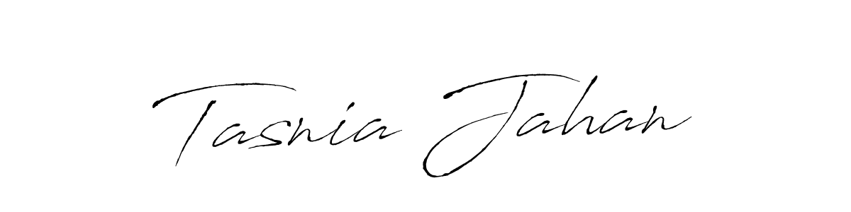 Make a beautiful signature design for name Tasnia Jahan. With this signature (Antro_Vectra) style, you can create a handwritten signature for free. Tasnia Jahan signature style 6 images and pictures png