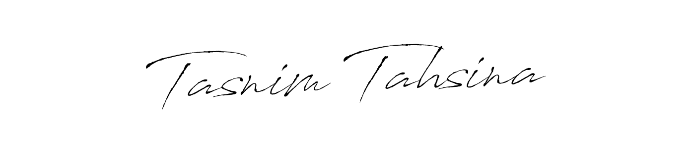 Make a beautiful signature design for name Tasnim Tahsina. With this signature (Antro_Vectra) style, you can create a handwritten signature for free. Tasnim Tahsina signature style 6 images and pictures png