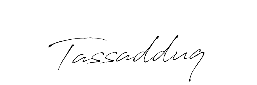 if you are searching for the best signature style for your name Tassadduq. so please give up your signature search. here we have designed multiple signature styles  using Antro_Vectra. Tassadduq signature style 6 images and pictures png