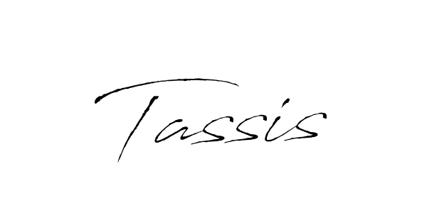 Use a signature maker to create a handwritten signature online. With this signature software, you can design (Antro_Vectra) your own signature for name Tassis. Tassis signature style 6 images and pictures png