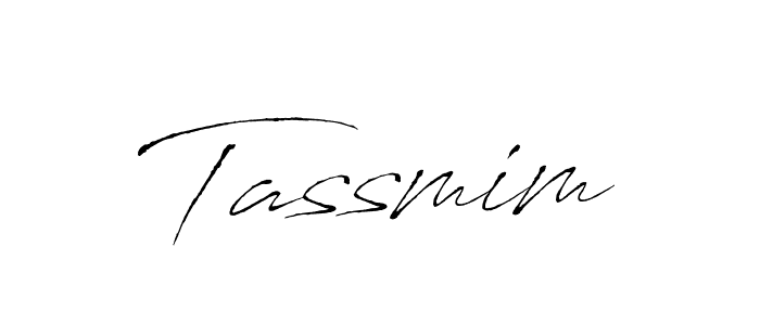 Also we have Tassmim name is the best signature style. Create professional handwritten signature collection using Antro_Vectra autograph style. Tassmim signature style 6 images and pictures png