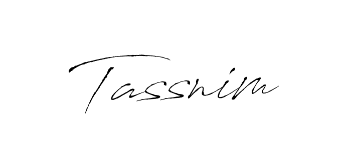 Use a signature maker to create a handwritten signature online. With this signature software, you can design (Antro_Vectra) your own signature for name Tassnim. Tassnim signature style 6 images and pictures png