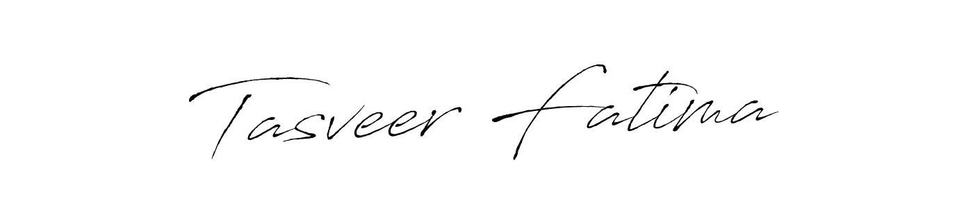 How to make Tasveer Fatima name signature. Use Antro_Vectra style for creating short signs online. This is the latest handwritten sign. Tasveer Fatima signature style 6 images and pictures png