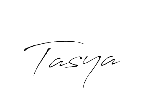 Use a signature maker to create a handwritten signature online. With this signature software, you can design (Antro_Vectra) your own signature for name Tasya. Tasya signature style 6 images and pictures png