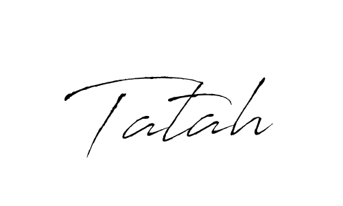 Tatah stylish signature style. Best Handwritten Sign (Antro_Vectra) for my name. Handwritten Signature Collection Ideas for my name Tatah. Tatah signature style 6 images and pictures png