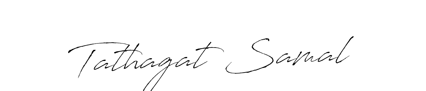 Create a beautiful signature design for name Tathagat Samal. With this signature (Antro_Vectra) fonts, you can make a handwritten signature for free. Tathagat Samal signature style 6 images and pictures png