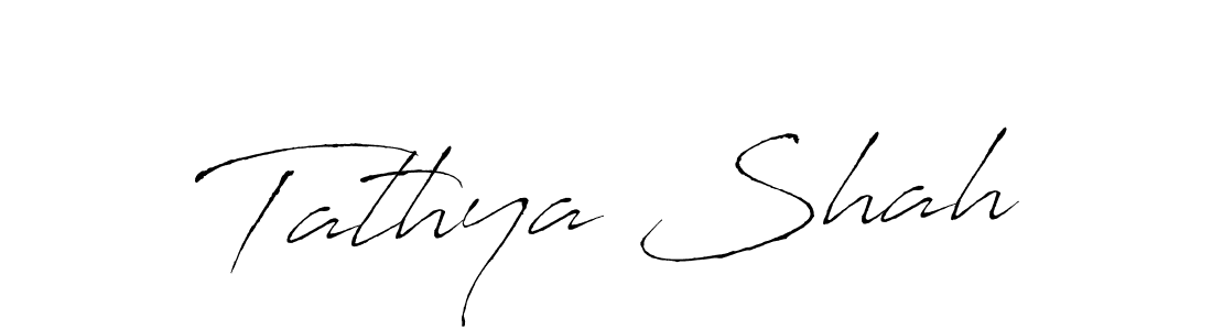 Make a beautiful signature design for name Tathya Shah. Use this online signature maker to create a handwritten signature for free. Tathya Shah signature style 6 images and pictures png