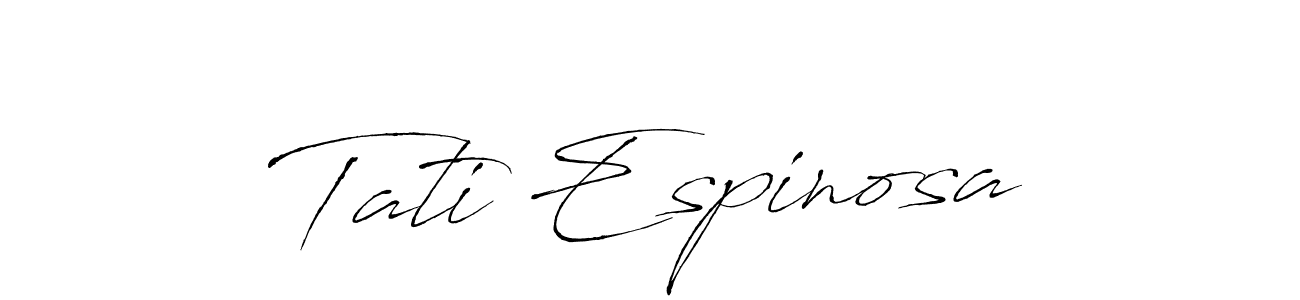 You can use this online signature creator to create a handwritten signature for the name Tati Espinosa. This is the best online autograph maker. Tati Espinosa signature style 6 images and pictures png