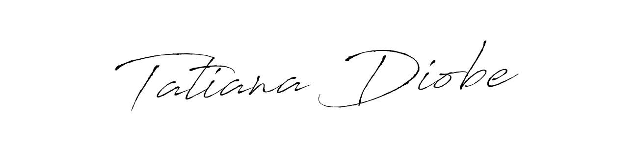 Create a beautiful signature design for name Tatiana Diobe. With this signature (Antro_Vectra) fonts, you can make a handwritten signature for free. Tatiana Diobe signature style 6 images and pictures png