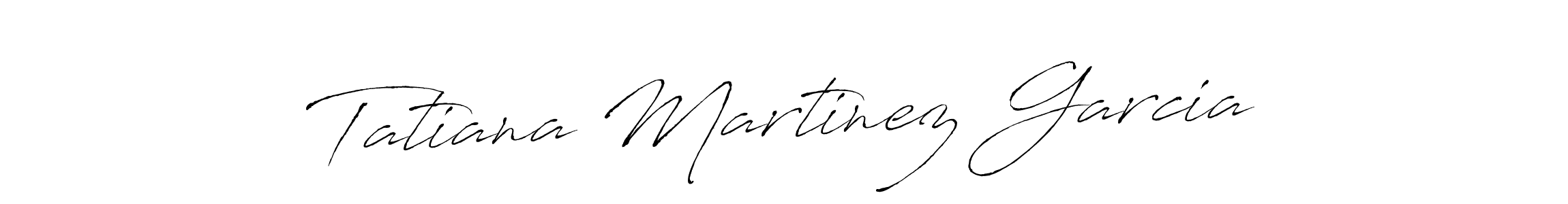 Tatiana Martinez Garcia stylish signature style. Best Handwritten Sign (Antro_Vectra) for my name. Handwritten Signature Collection Ideas for my name Tatiana Martinez Garcia. Tatiana Martinez Garcia signature style 6 images and pictures png