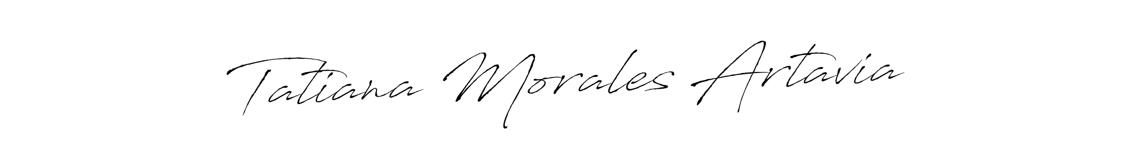 Make a short Tatiana Morales Artavia signature style. Manage your documents anywhere anytime using Antro_Vectra. Create and add eSignatures, submit forms, share and send files easily. Tatiana Morales Artavia signature style 6 images and pictures png