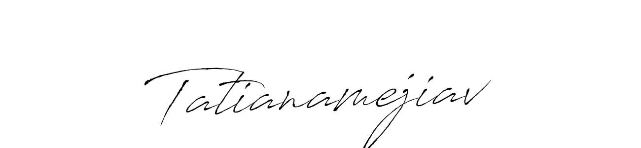 How to Draw Tatianamejiav signature style? Antro_Vectra is a latest design signature styles for name Tatianamejiav. Tatianamejiav signature style 6 images and pictures png