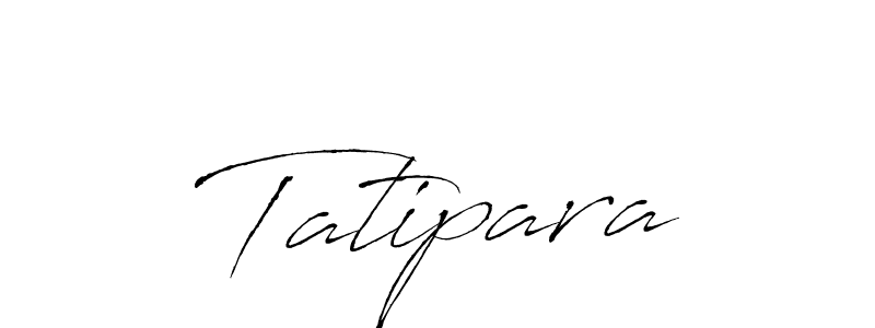 How to make Tatipara signature? Antro_Vectra is a professional autograph style. Create handwritten signature for Tatipara name. Tatipara signature style 6 images and pictures png