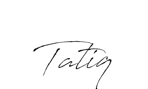 Tatiq stylish signature style. Best Handwritten Sign (Antro_Vectra) for my name. Handwritten Signature Collection Ideas for my name Tatiq. Tatiq signature style 6 images and pictures png