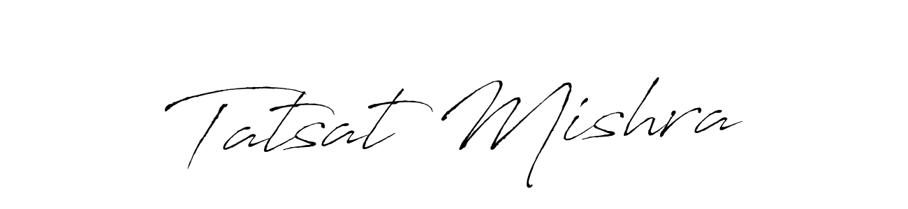 The best way (Antro_Vectra) to make a short signature is to pick only two or three words in your name. The name Tatsat Mishra include a total of six letters. For converting this name. Tatsat Mishra signature style 6 images and pictures png