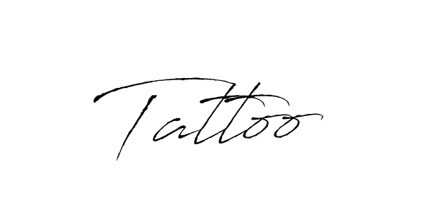 Make a beautiful signature design for name Tattoo. With this signature (Antro_Vectra) style, you can create a handwritten signature for free. Tattoo signature style 6 images and pictures png