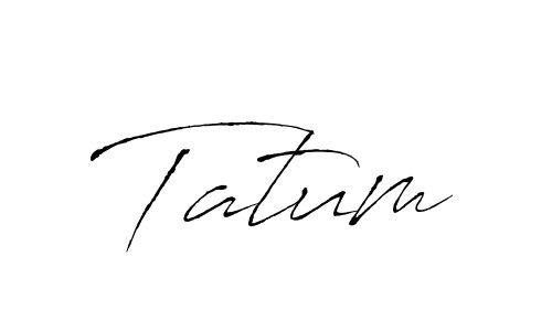 How to make Tatum signature? Antro_Vectra is a professional autograph style. Create handwritten signature for Tatum name. Tatum signature style 6 images and pictures png