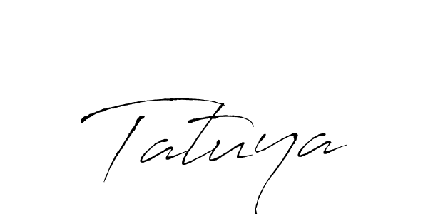 Tatuya stylish signature style. Best Handwritten Sign (Antro_Vectra) for my name. Handwritten Signature Collection Ideas for my name Tatuya. Tatuya signature style 6 images and pictures png