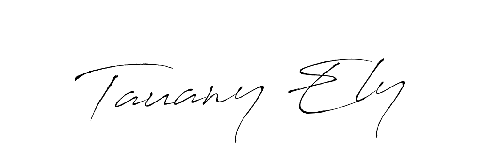 Antro_Vectra is a professional signature style that is perfect for those who want to add a touch of class to their signature. It is also a great choice for those who want to make their signature more unique. Get Tauany Ely name to fancy signature for free. Tauany Ely signature style 6 images and pictures png