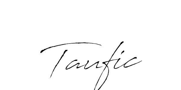 Similarly Antro_Vectra is the best handwritten signature design. Signature creator online .You can use it as an online autograph creator for name Taufic. Taufic signature style 6 images and pictures png
