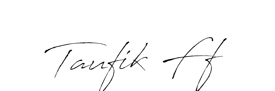 Create a beautiful signature design for name Taufik Ff. With this signature (Antro_Vectra) fonts, you can make a handwritten signature for free. Taufik Ff signature style 6 images and pictures png